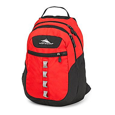 High Sierra Opie Backpack, Crimson, Black