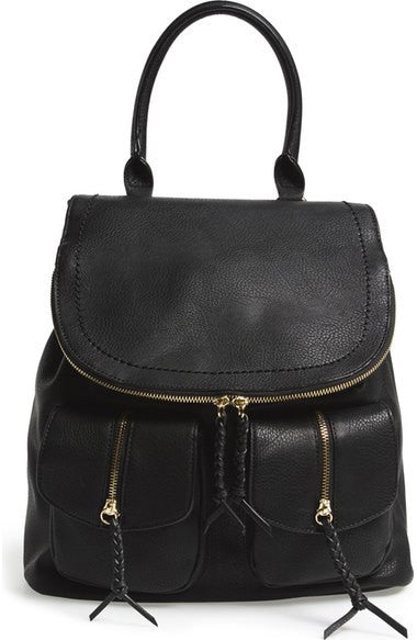 Sole Society Faux Leather Backpack