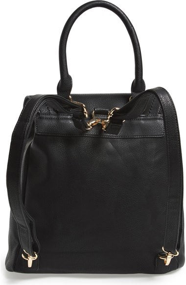 Sole Society Faux Leather Backpack